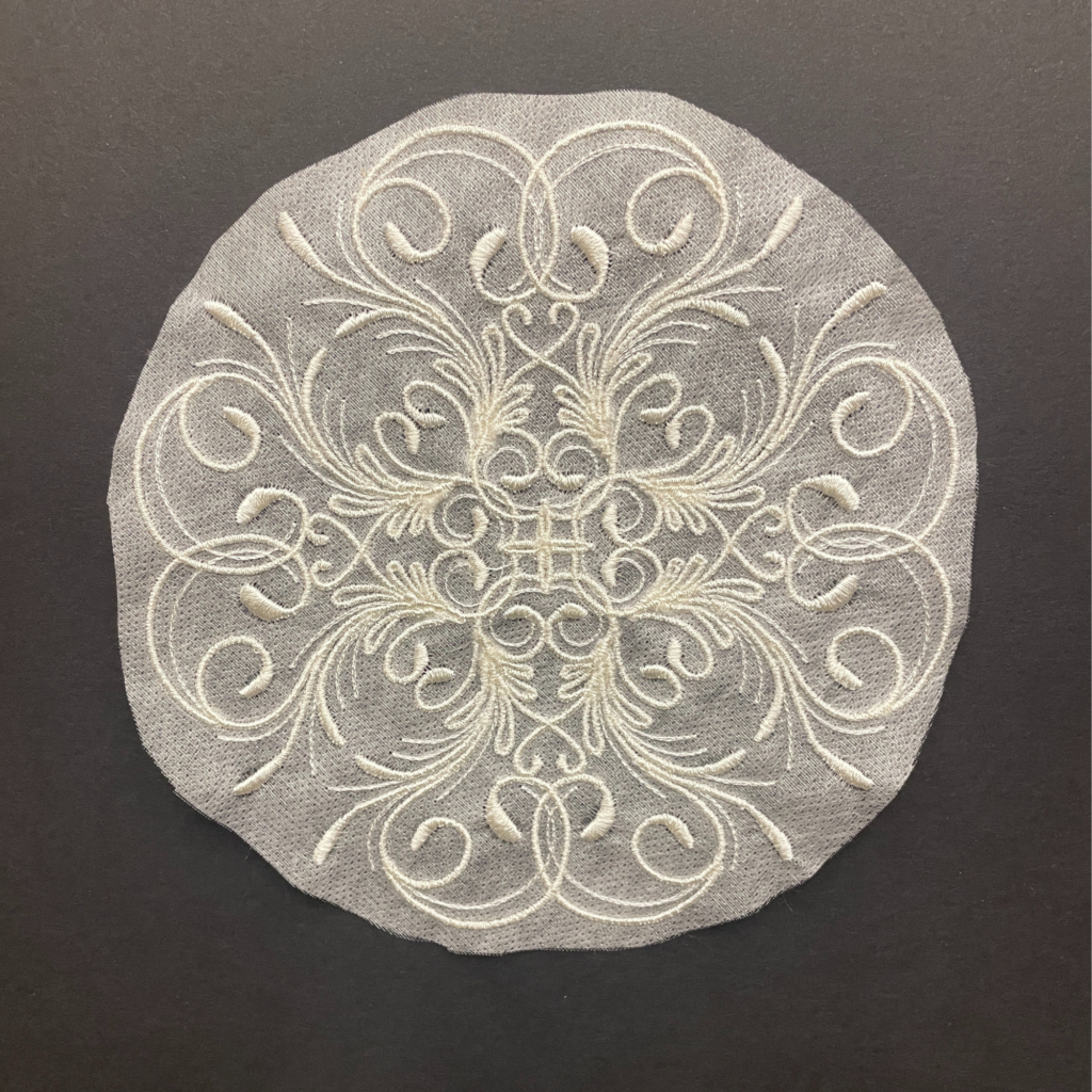 In The Hoop Machine Embroidery Organza Soft Swirls All In The Hoop Machine Embroidery Designs