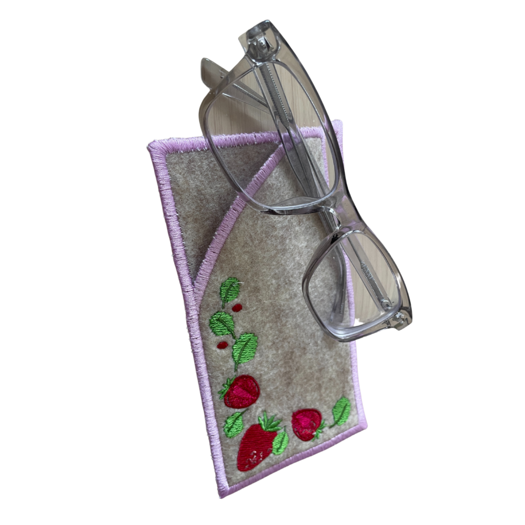 In The Hoop Eyeglass Cases Pack of 6 All In The Hoop Machine Embroidery Designs