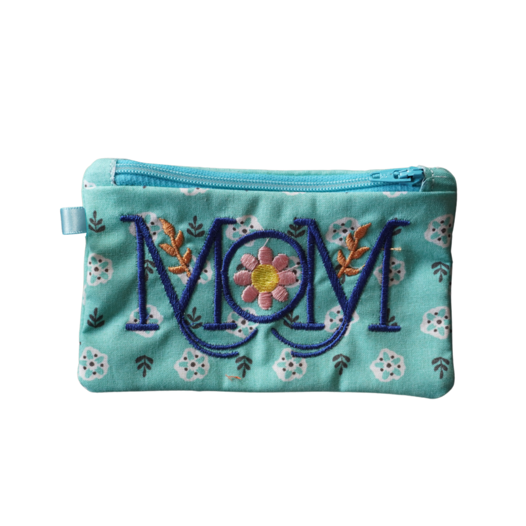 In The Hoop Zipper Bag Mom All In The Hoop Machine Embroidery Designs