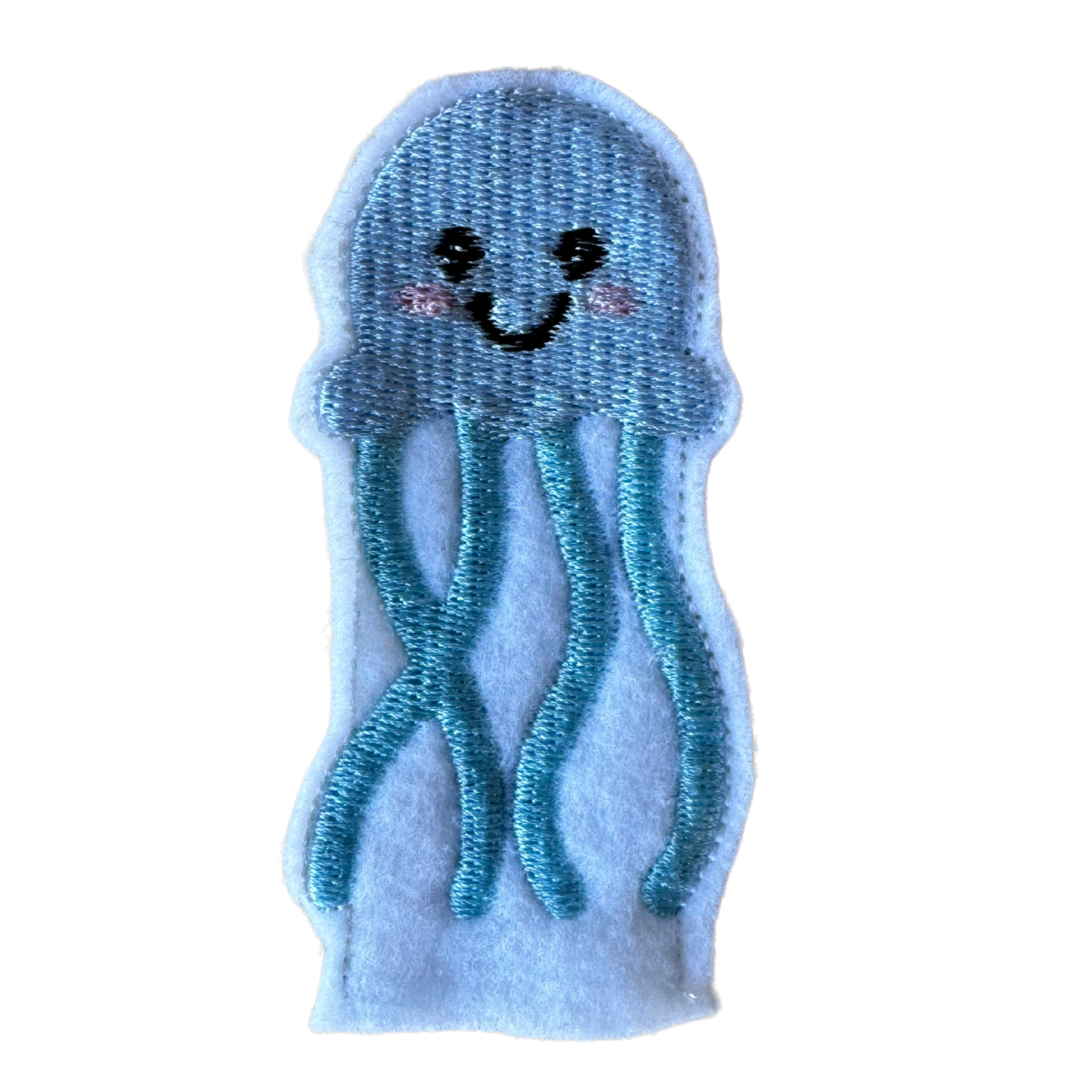 In The Hoop Machine Embroidery Design Jellyfish Finger Puppet All In