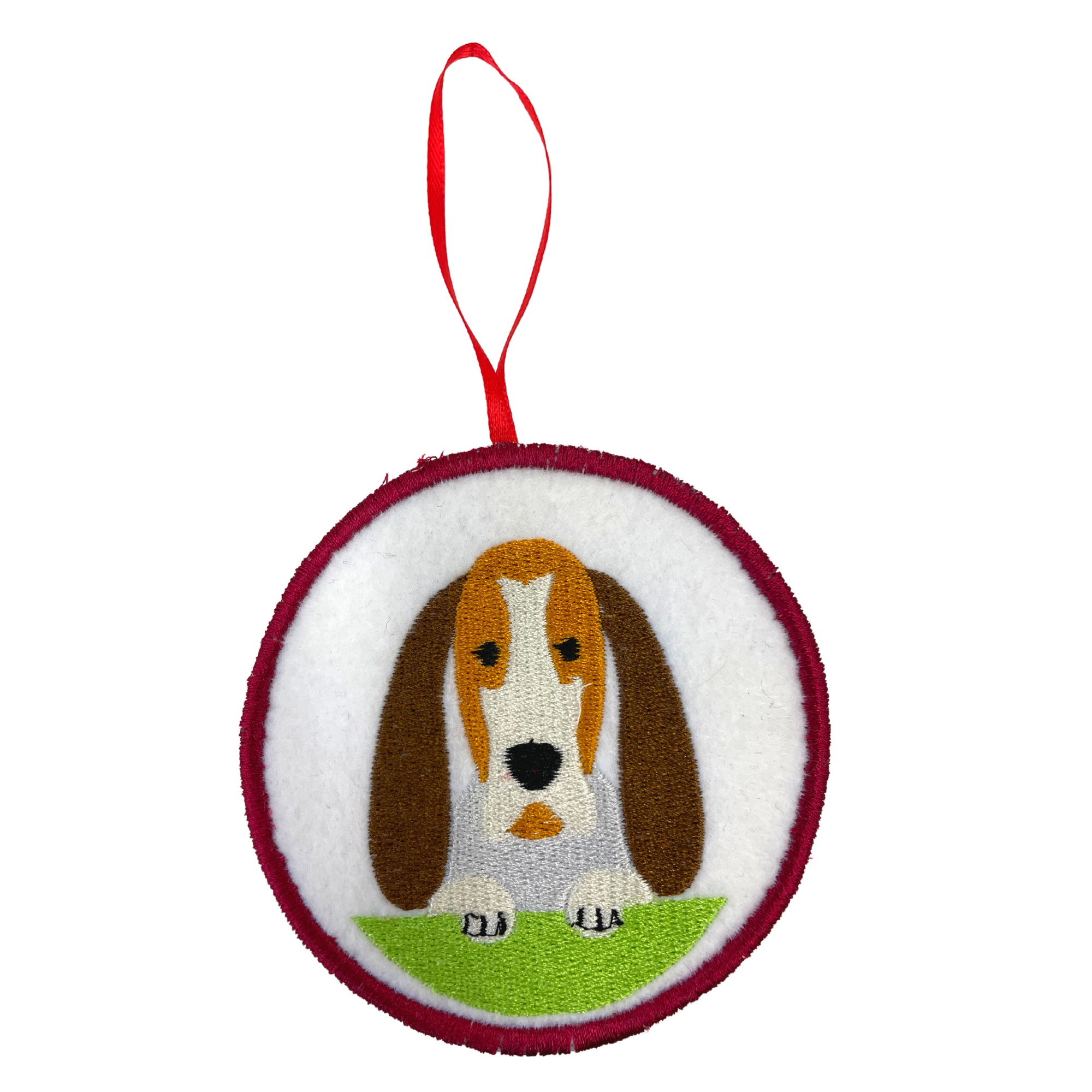 In The Hoop Machine Embroidery Design Dog Breed Christmas Ornaments Pack